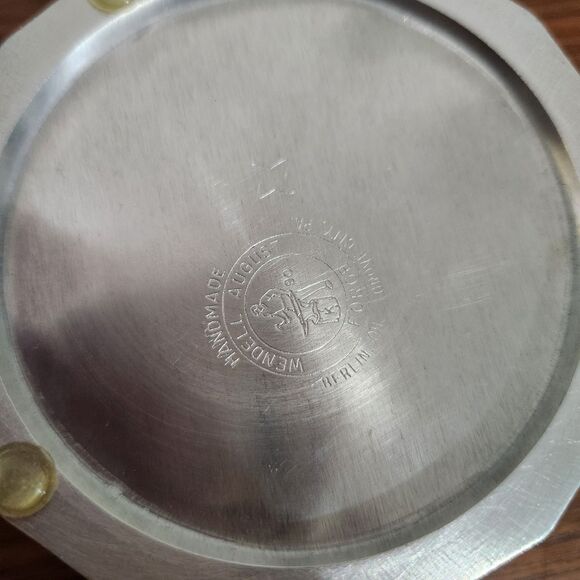 Wendell August Noahs Ark Trinket Box With Lid Trinket Plate Dish Forged Metal - Picture 8 of 11